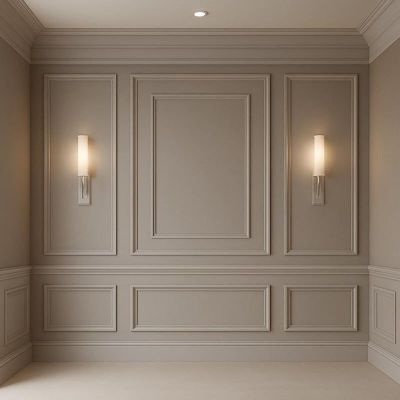 Habillage mural décoratif pour hall ou salon chic
