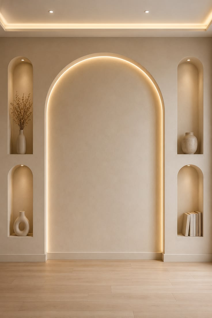 Plafond suspendu design en plâtre pour intérieur haut de gamme